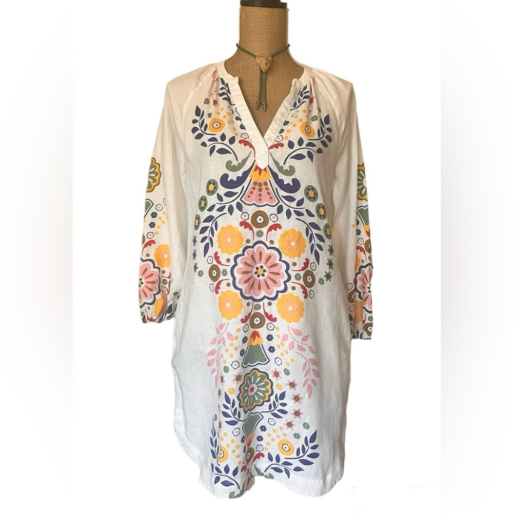 Boden Linen Tunic Dress